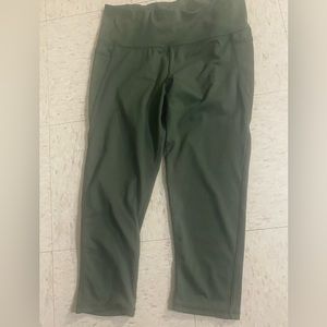Large green work out pants
